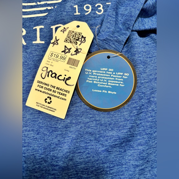 NWT Ft. Walton Beach long sleeve Alvin’s Island performance shirt, SPF 30, S - Picture 10 of 10